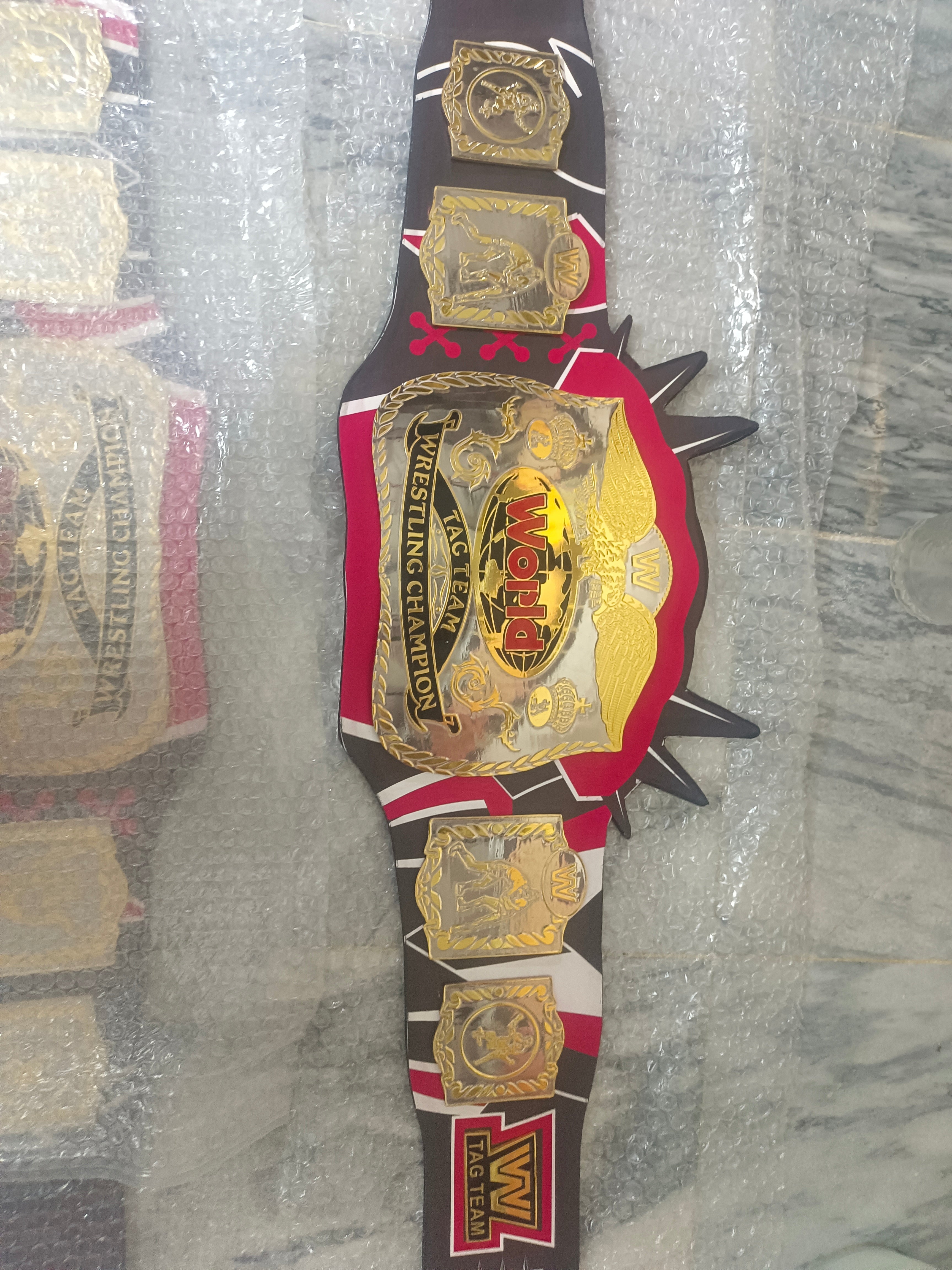 The Legion Of Doom aka the Road WARRIORS Custom Series Tag team Title belt