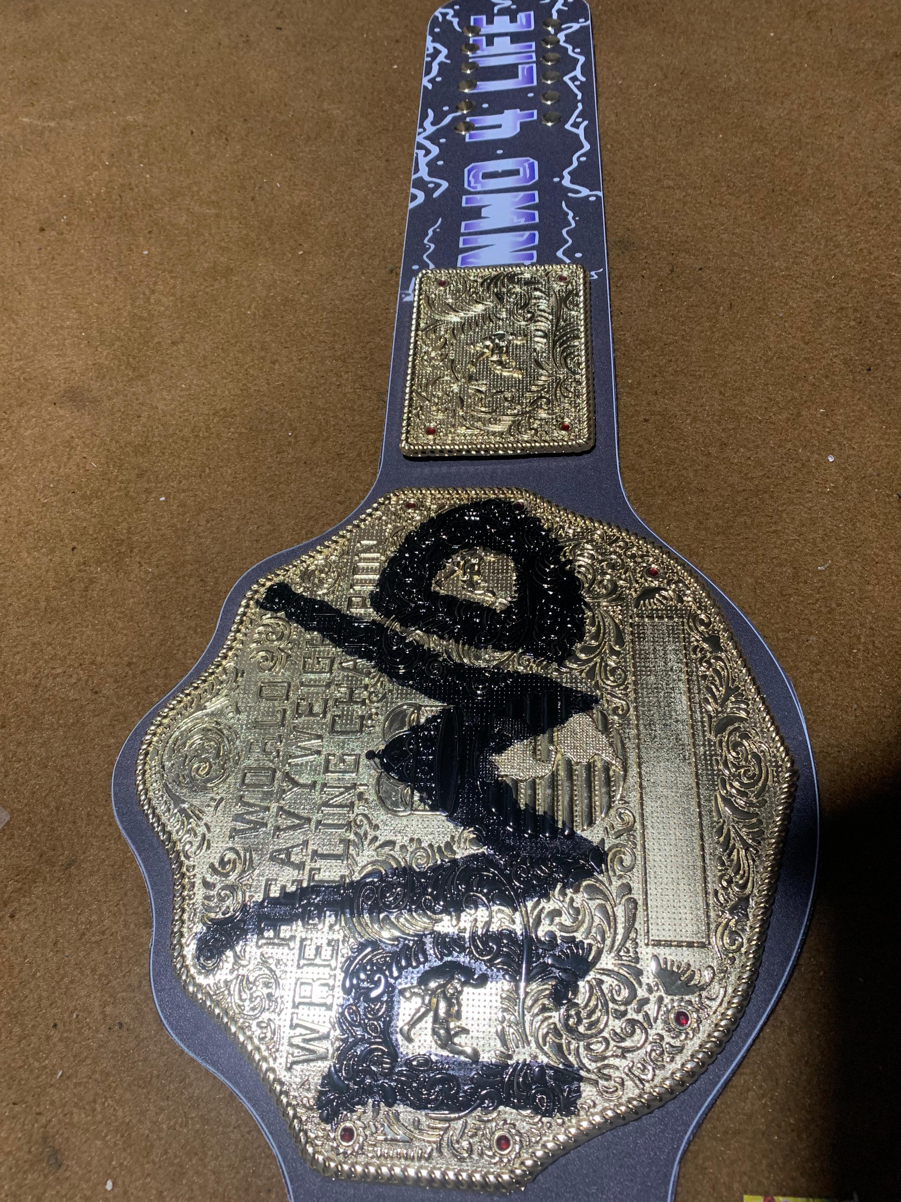 ''Hollywood'' Hulk Hogan nWo Signature Series Championship Replica Title Belt