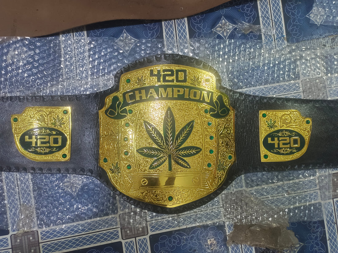 420 Championship Belt – Weed World Wrestling Edition