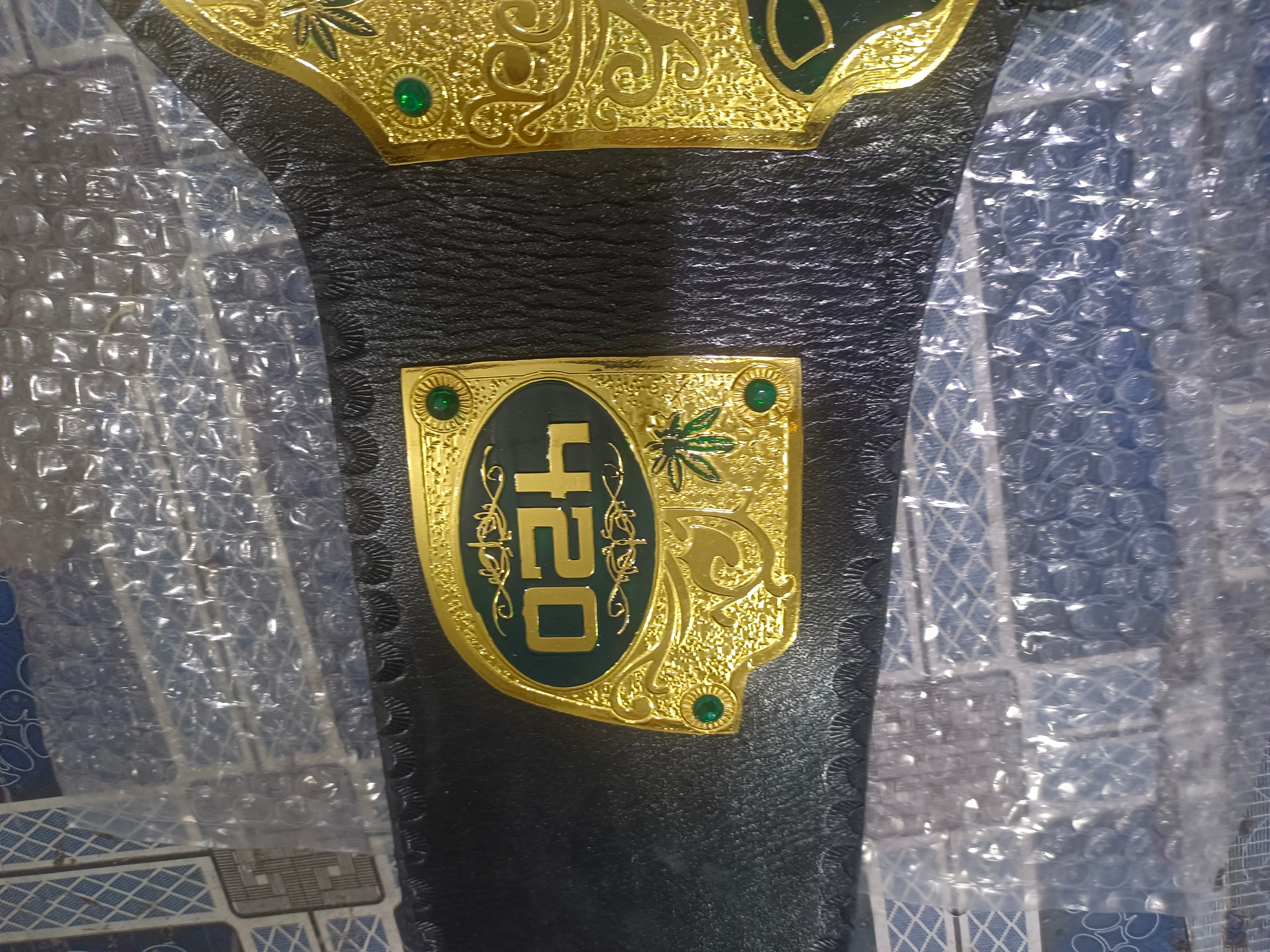 420 Championship Belt – Weed World Wrestling Edition