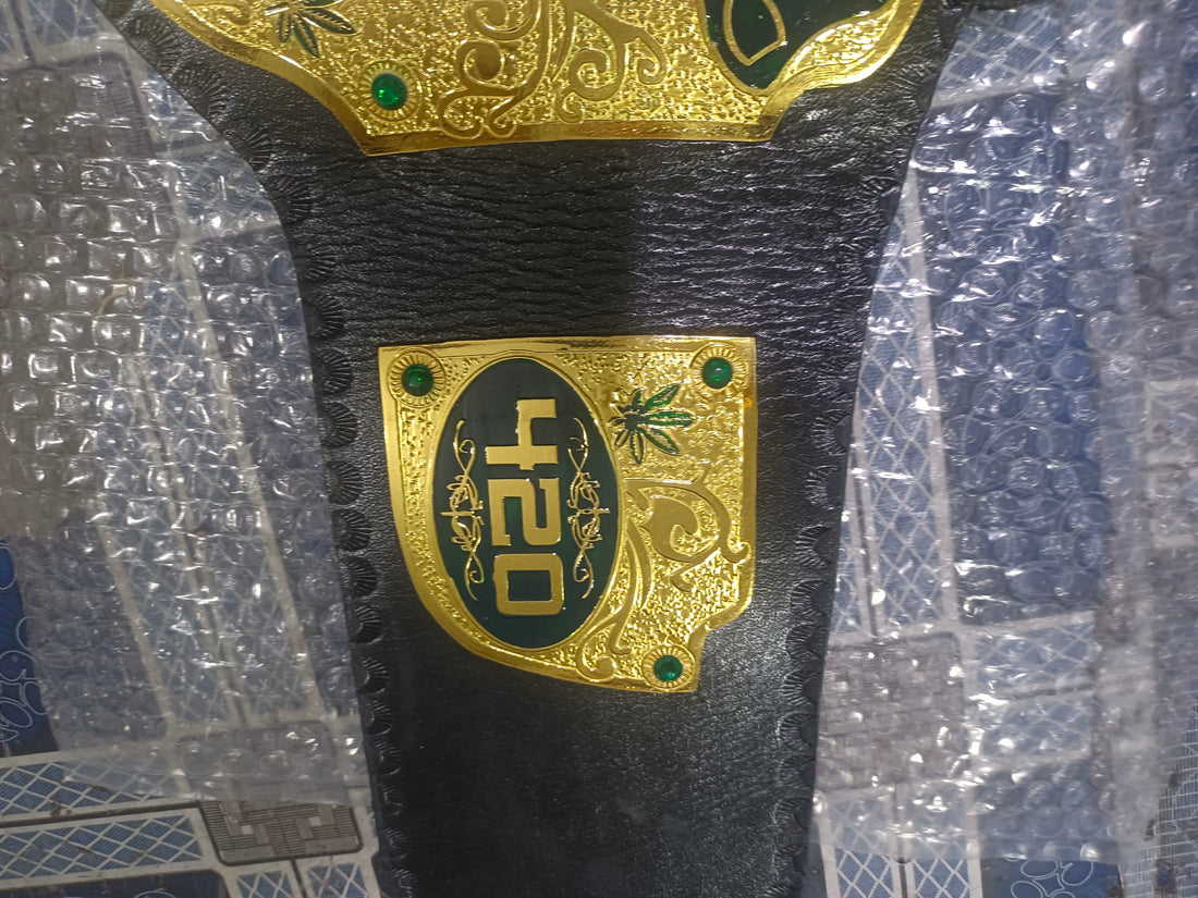 420 Championship Belt – Weed World Wrestling Edition