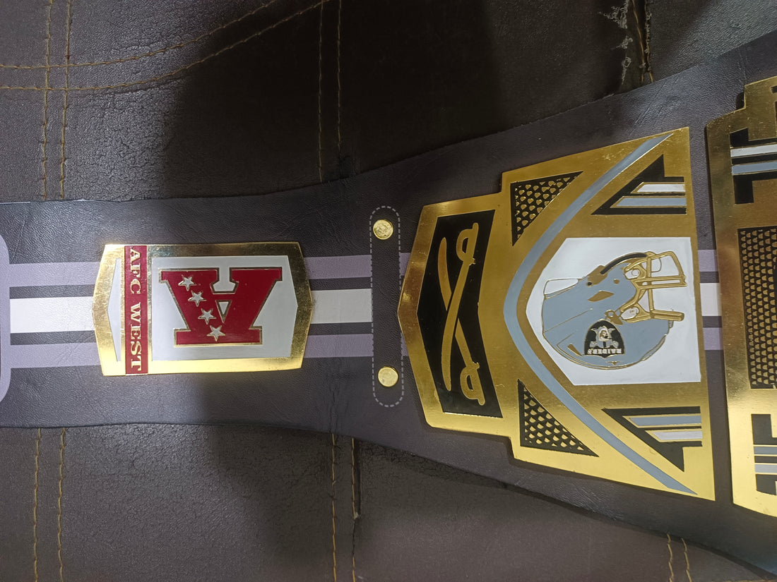 Las Vegas Raiders WWE Legacy Title Belt