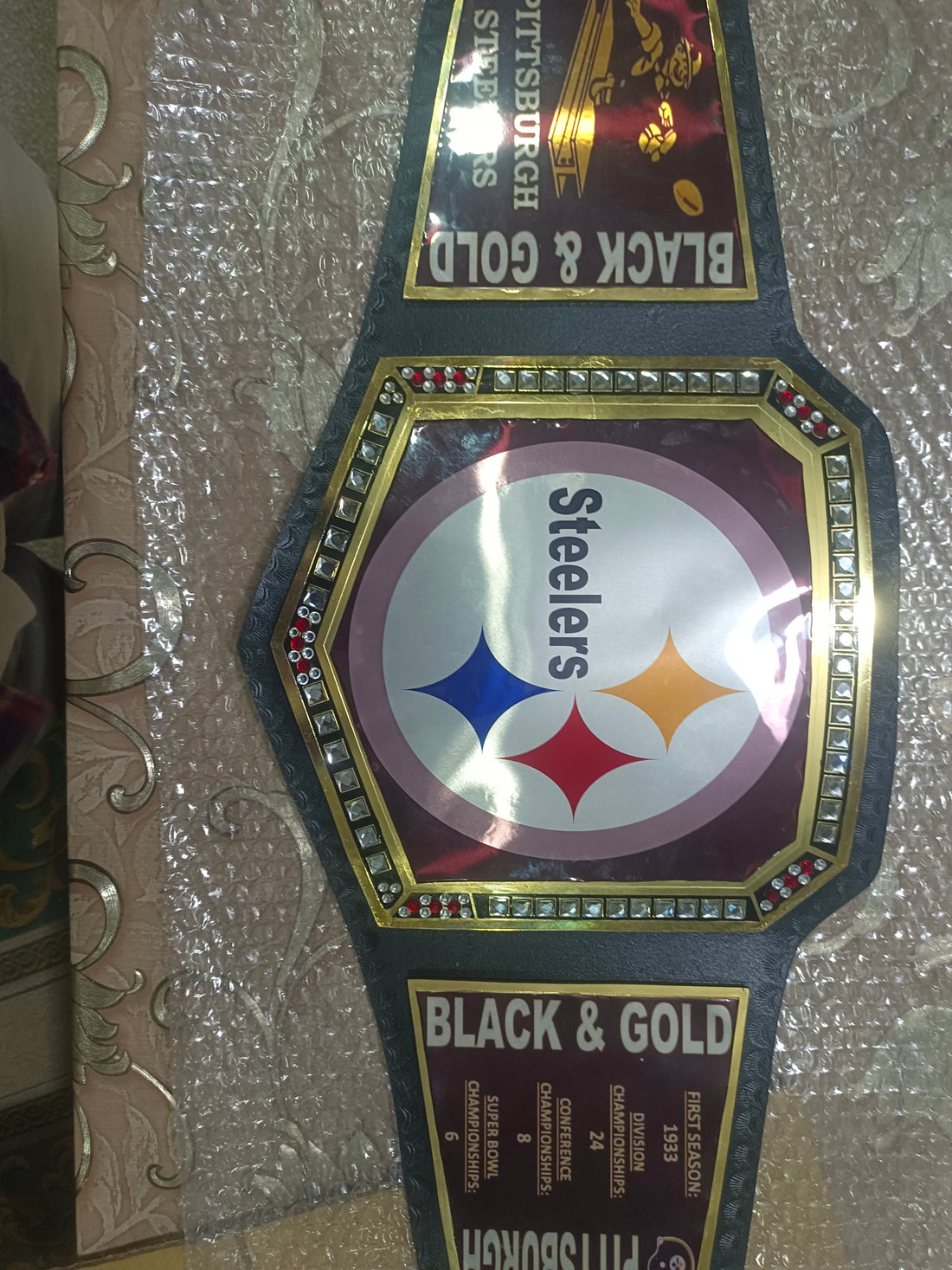 Pittsburgh Steelers WWE Legacy Title Belt