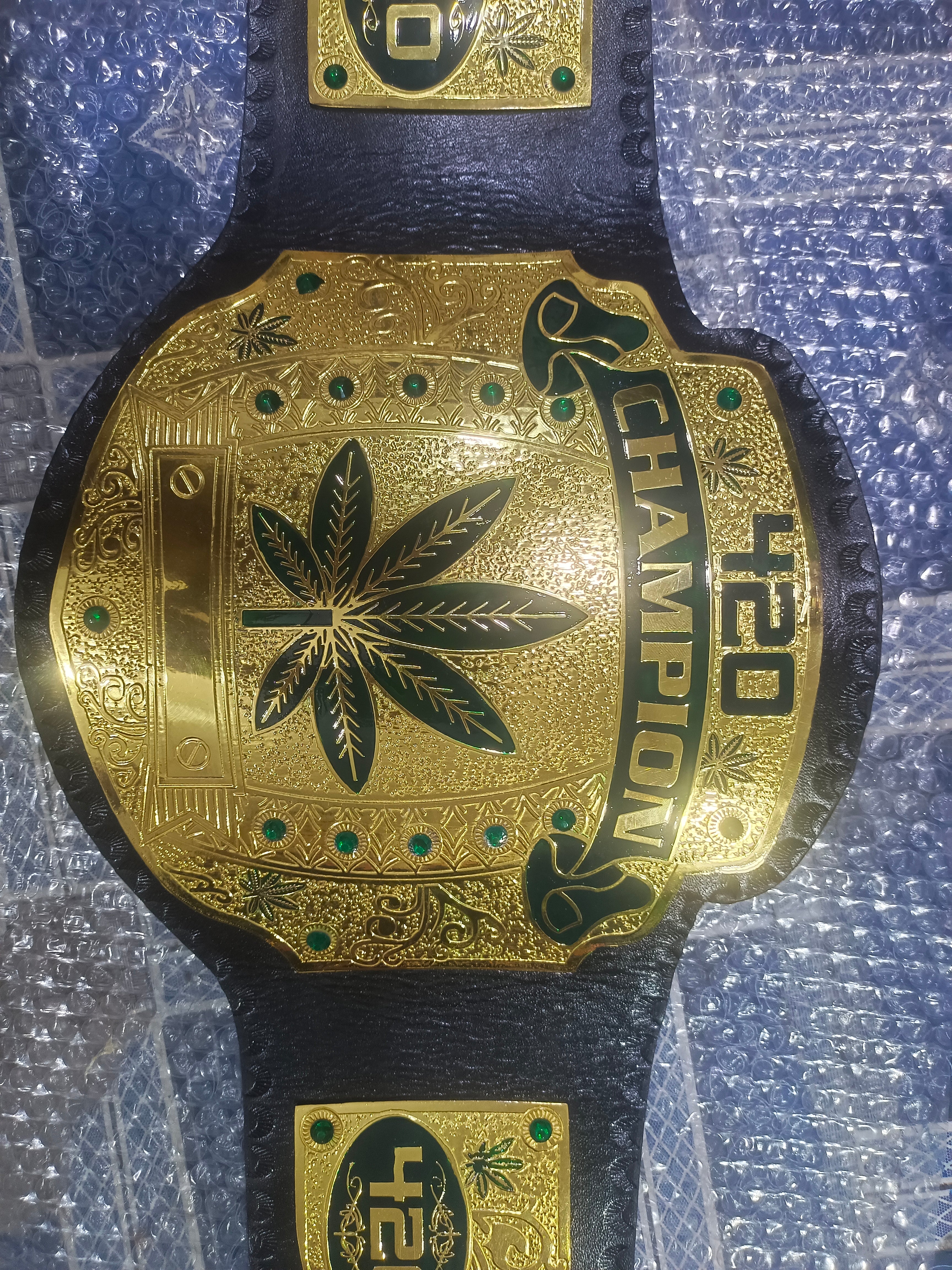 420 Championship Belt – Weed World Wrestling Edition