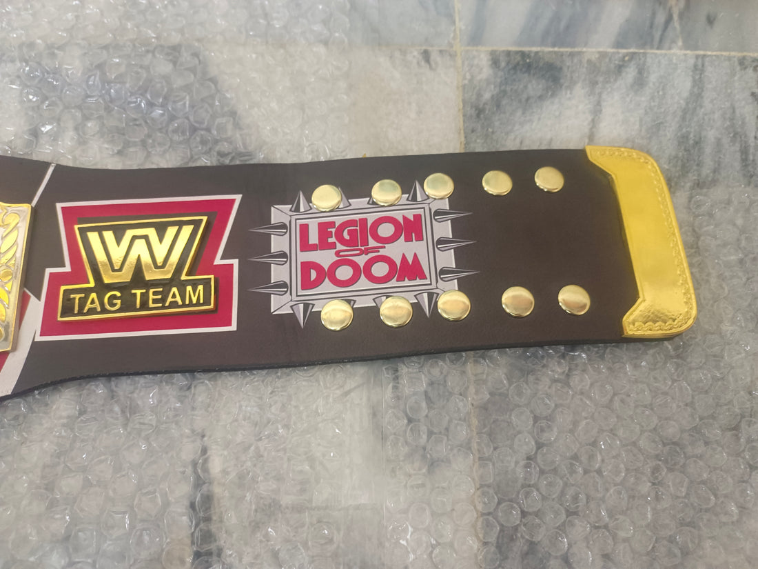 The Legion Of Doom aka the Road WARRIORS Custom Series Tag team Title belt