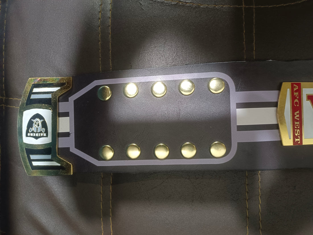Las Vegas Raiders WWE Legacy Title Belt