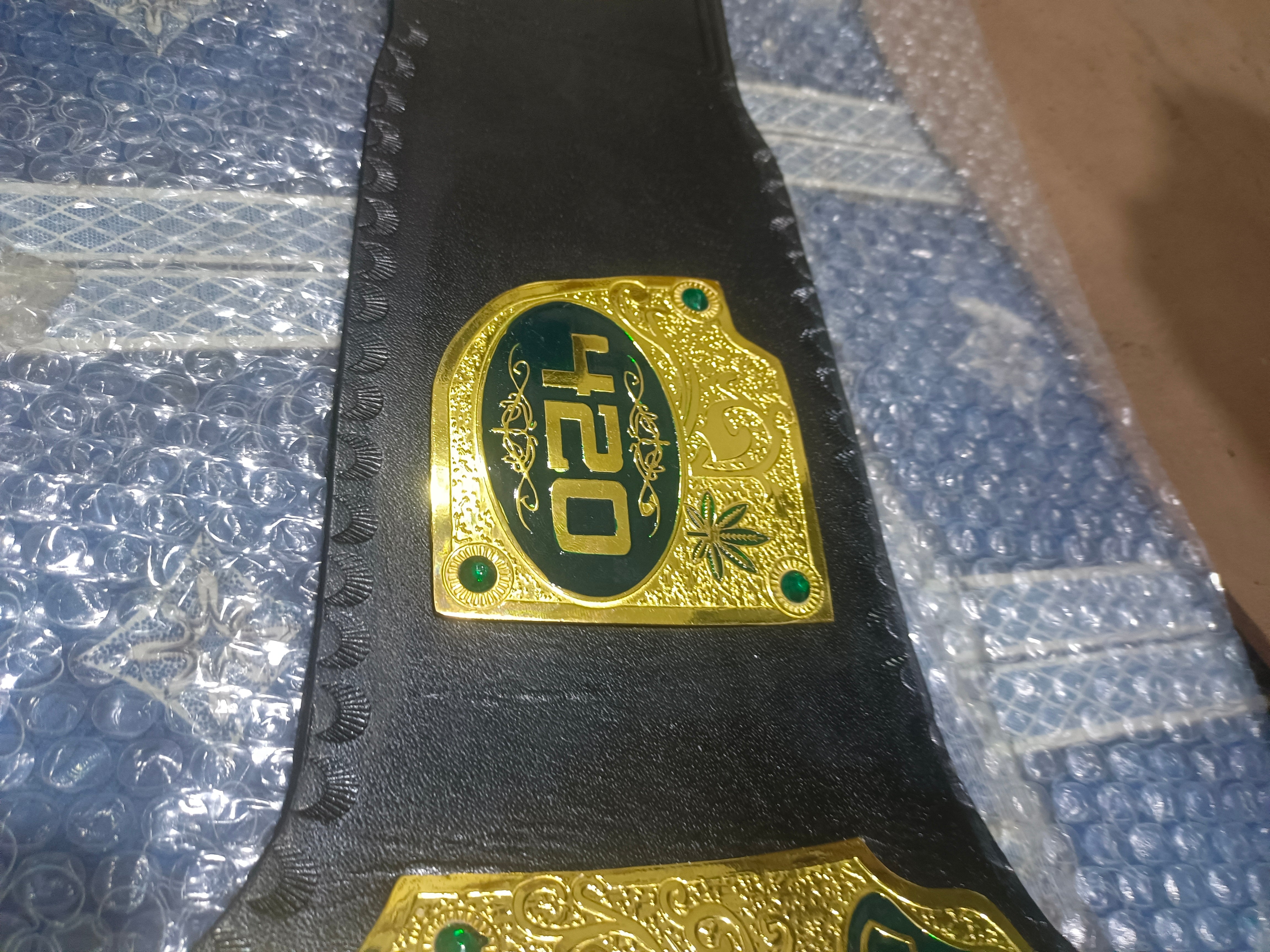 420 Championship Belt – Weed World Wrestling Edition