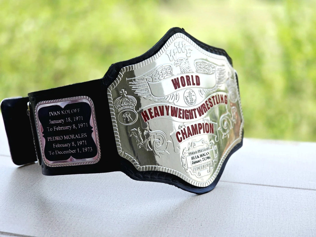 Hogan 84 Championship Belt Nickel Plated...!!! Championship Belts Online
