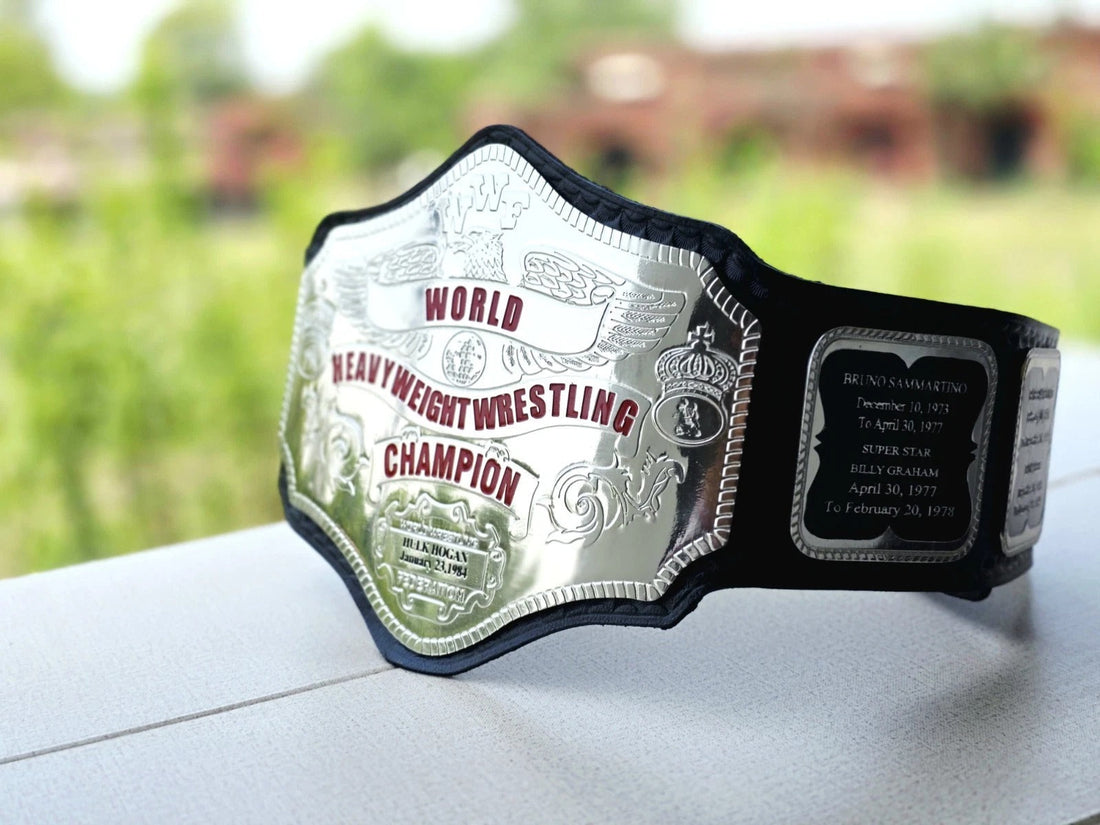 Hogan 84 Championship Belt Nickel Plated...!!! Championship Belts Online