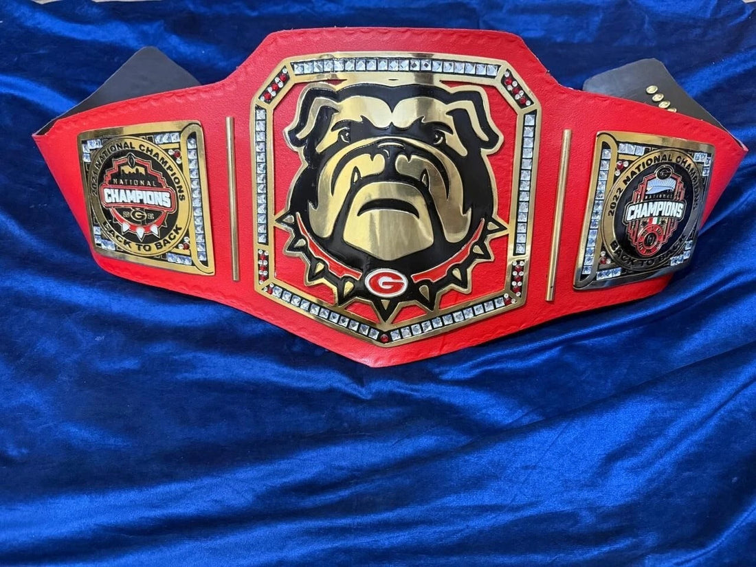 Bulldog Georgia wrestling championship belt Championship Belts Online