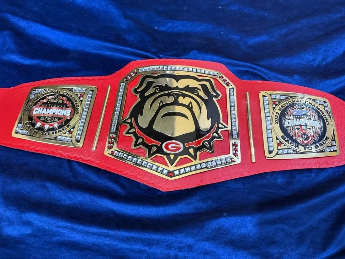 Bulldog Georgia wrestling championship belt Championship Belts Online