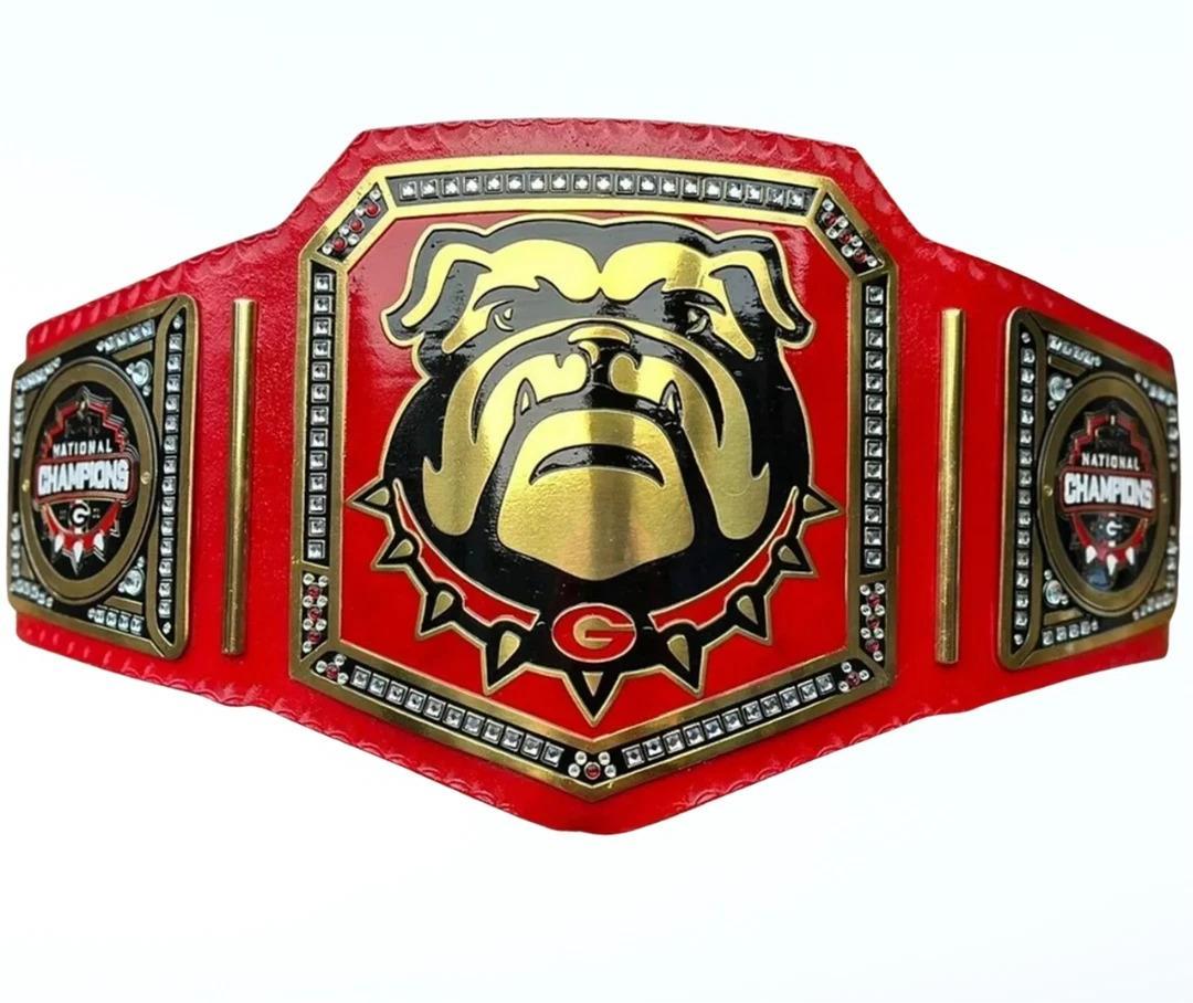 Bulldog Georgia wrestling championship belt Championship Belts Online