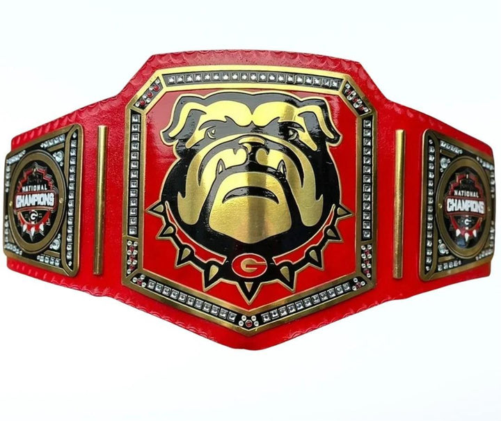 Bulldog Georgia wrestling championship belt Championship Belts Online
