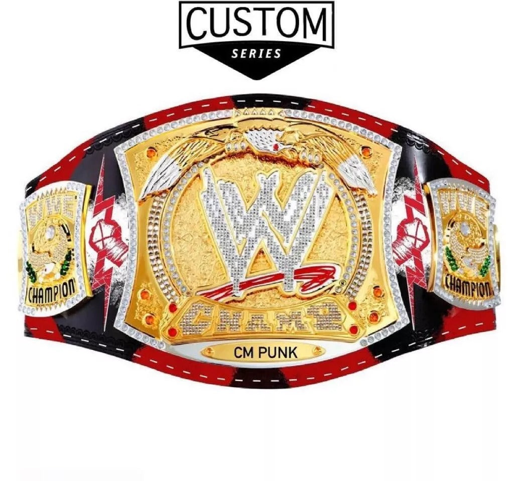 WWE CM Punk Spinner Championship Title Belt