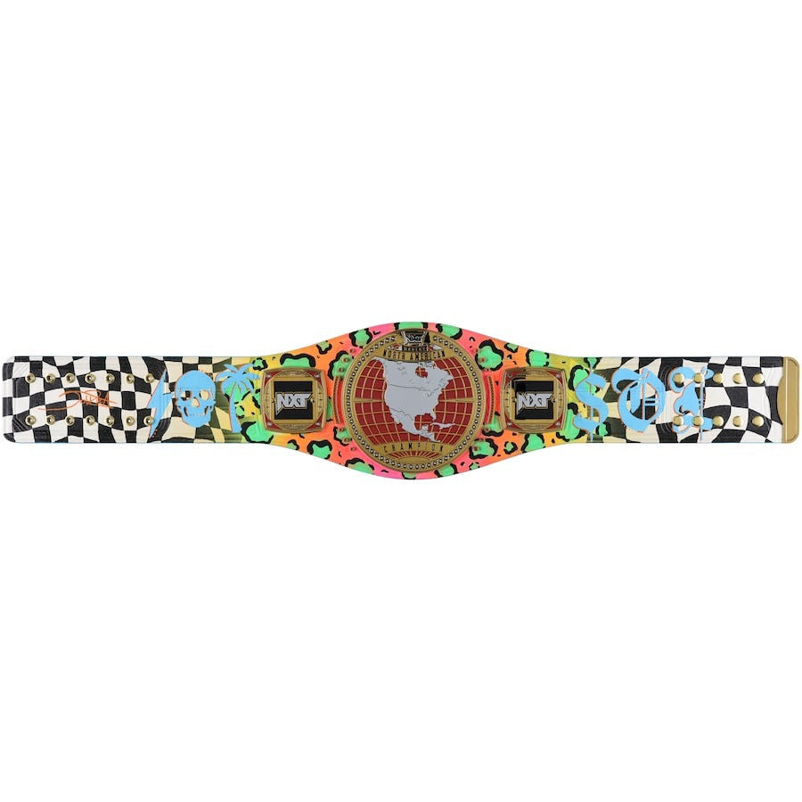 Sol Ruca Autographed NXT Women's North American Championship Replica Title Belt Championship Belts Online