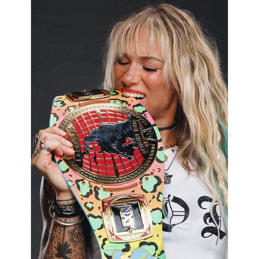 Sol Ruca Autographed NXT Women's North American Championship Replica Title Belt Championship Belts Online