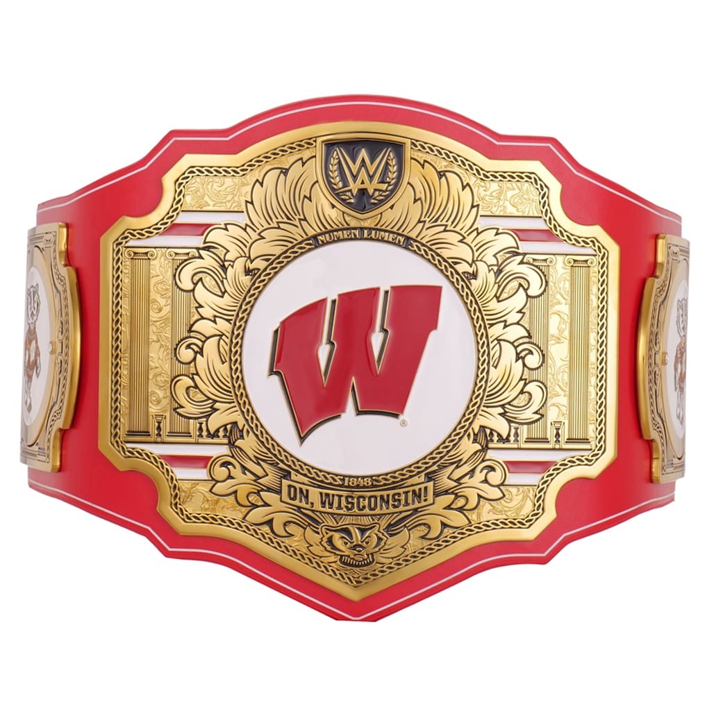 Wisconsin Badgers WWE Legacy Title Belt Championship Belts Online