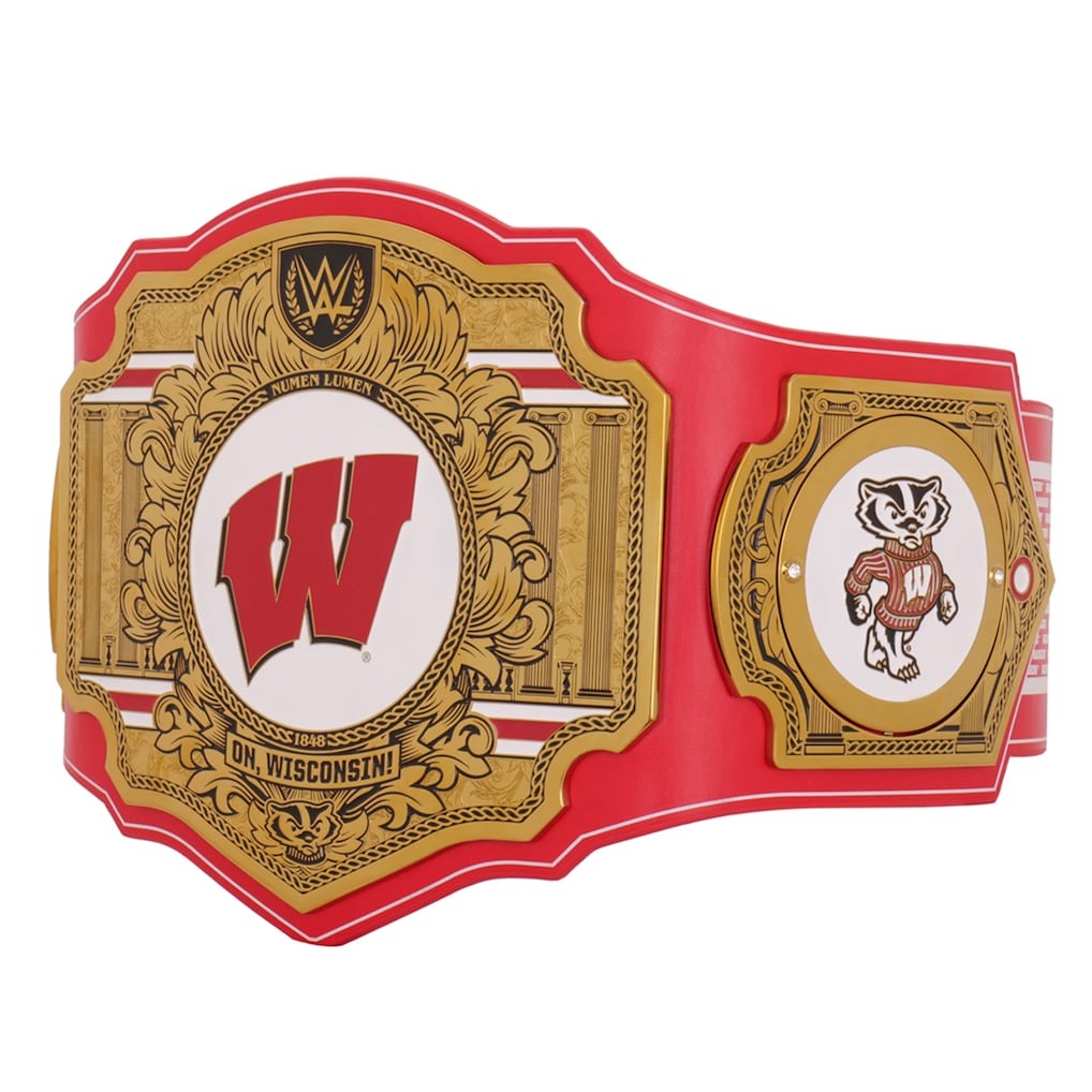 Wisconsin Badgers WWE Legacy Title Belt Championship Belts Online