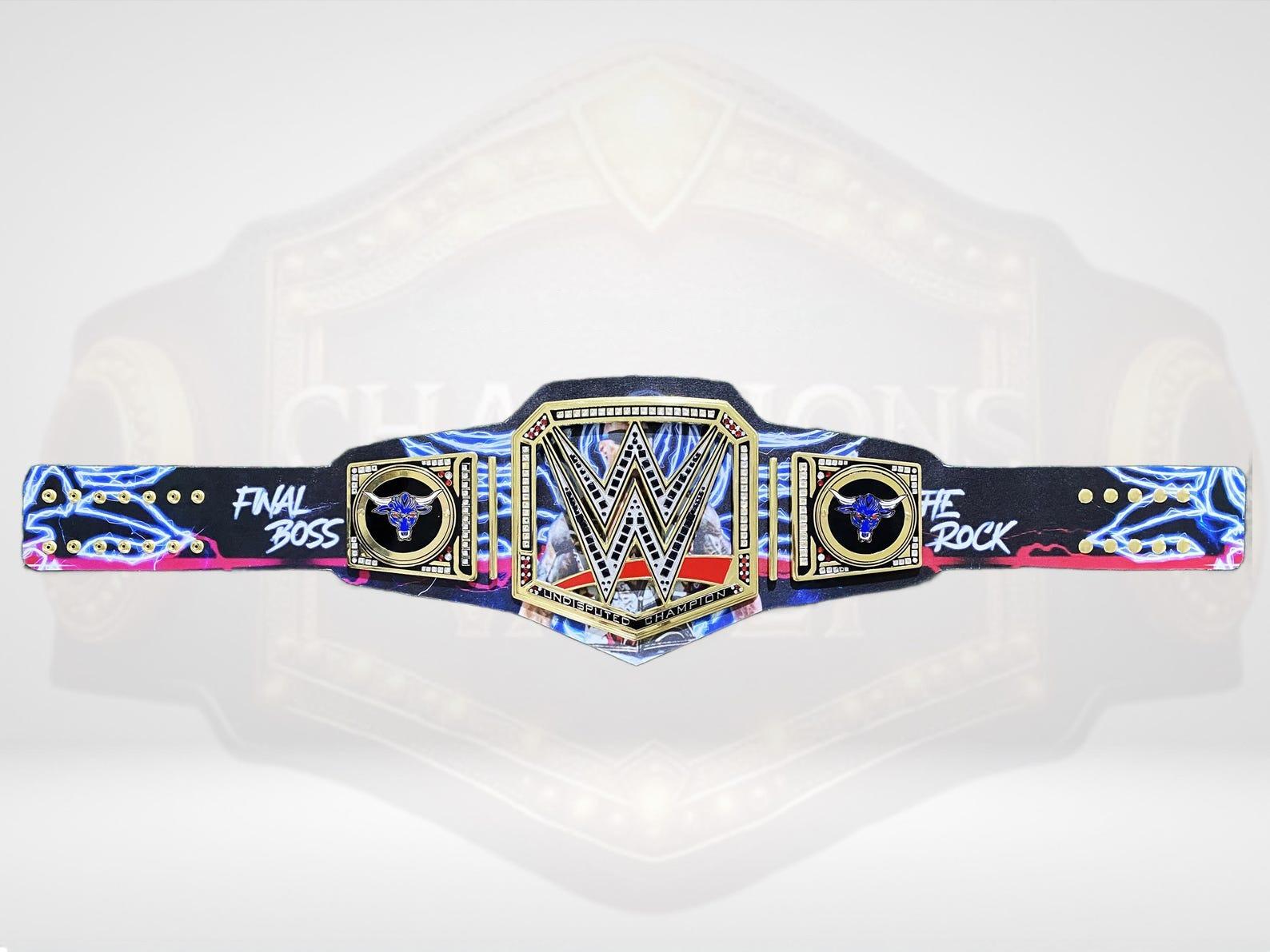 The Rock Custom Undisputed World Wrestling Championship Belt Championship Belts Online