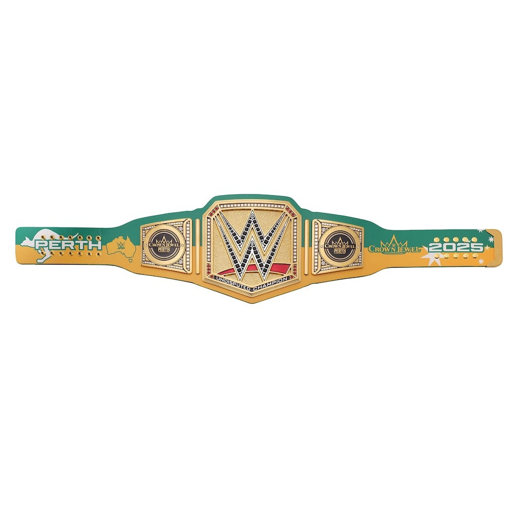 WWE Crown Jewel 2025 Perth Title Belt