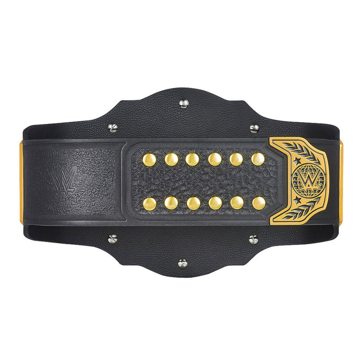 WWE Intercontinental Championship belt by Championship Belts Online with black leather and gold accents
