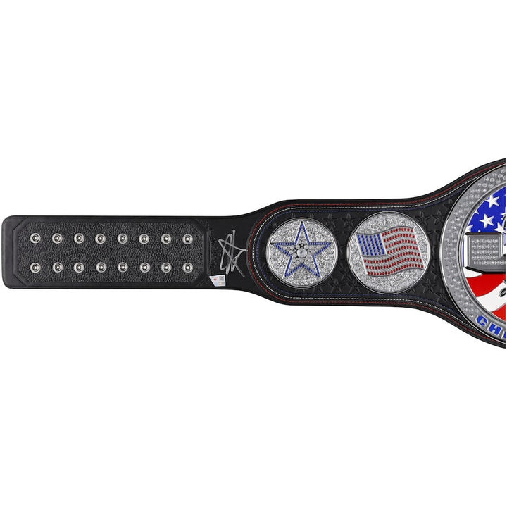 WWE John Cena Autographed United States Spinner Championship Title Championship Belts Online