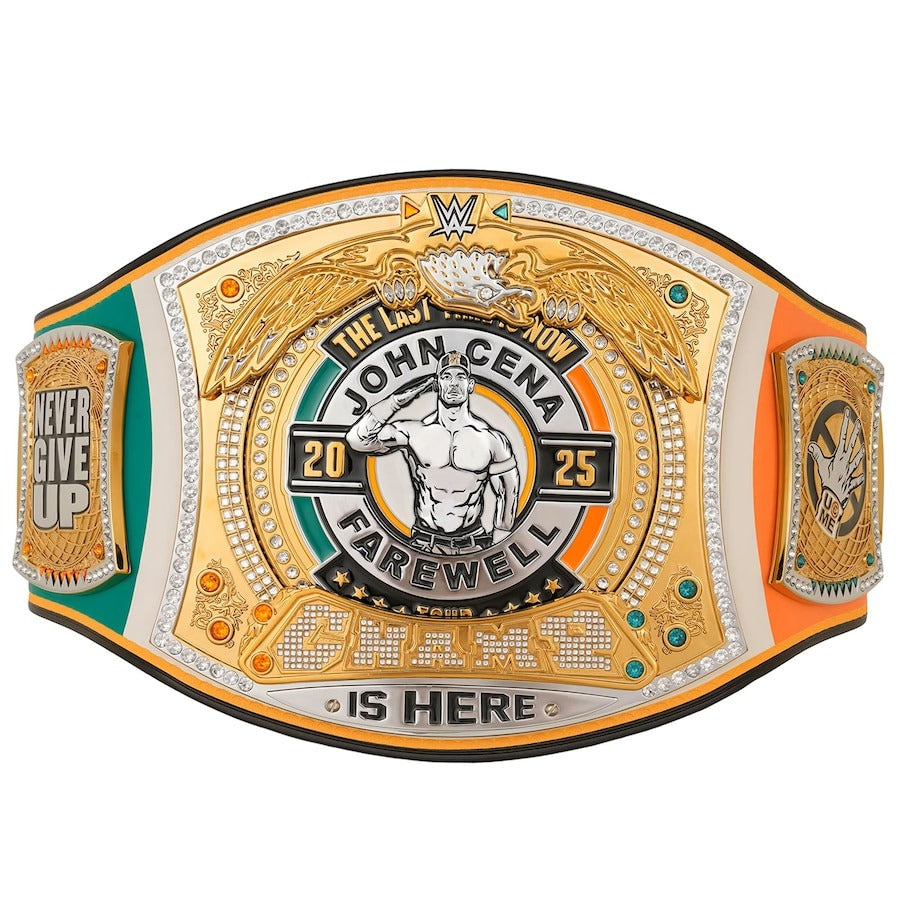 WWE John Cena Farewell 2025 Dublin Spinner Championship Replica Title Belt
