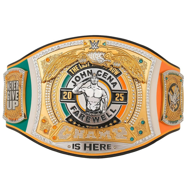 WWE John Cena Farewell 2025 Dublin Spinner Championship Replica Title Belt