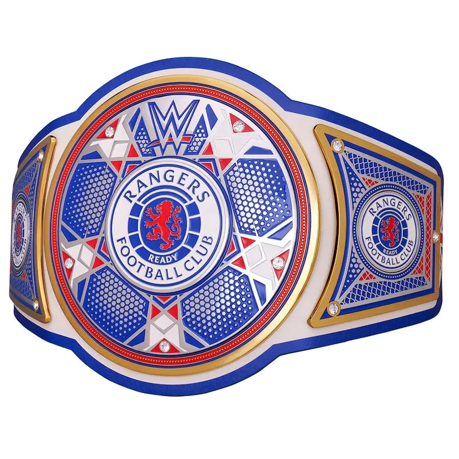 WWE x Rangers FC Legacy Championship Replica Belt – Official Football x Wrestling Collectible Championship Belts Online