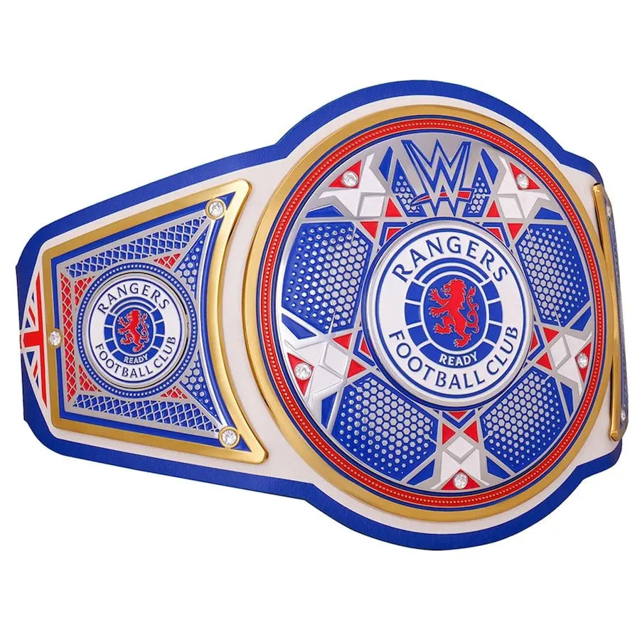 WWE x Rangers FC Legacy Championship Replica Belt – Official Football x Wrestling Collectible Championship Belts Online